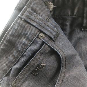 Emporio Armani jeans - waxed look .